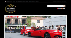 Desktop Screenshot of maseratiownersclub.co.uk